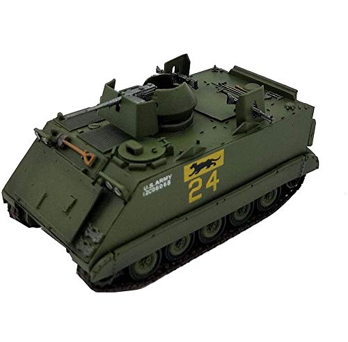 CMO Maqueta Tanque de Guerra, Coche blindado con orugas US M113A2 el Plastico Militares Escala 1:72, Juguetes y Regalos para Niños, 2.8 X1.4 Pulgadas