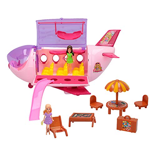 ColorBaby - Avión con muñecas y accesorios CBtoys (44664)