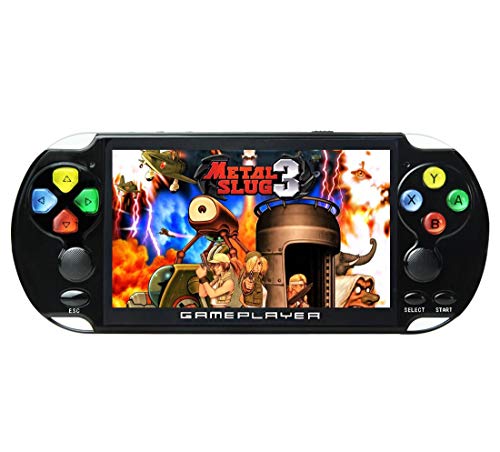 CZT Consola de Videojuegos multifunción de 5.1 Pulgadas Botones de Cristal de Color Juegos 9600 incorporados Batería de Litio MP3 Archivo de Juegos AV out DV/DC Dispositivo de Juegos portátil (Negro) CZT Consola de Videojuegos multifunción de 5.1 Pulgadas Botones de Cristal de Color Juegos 9600 incorporados Batería de Litio MP3 Archivo de Juegos AV out DV/DC Dispositivo de Juegos portátil (Negro)