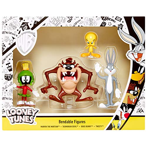 Desconocido Action Figures - Looney Tunes - 4pc Box Set Bendable Toys lt-4808