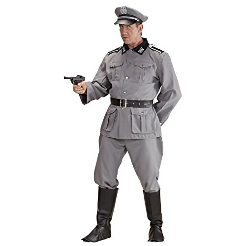 Disfraz Soldado Segunda Guerra Mundial Disfraz Soldado alemán L 52 Uniforme de General Militar Outfit Hombre ejército Traje histórico Oficial Atuendo 2ª GM