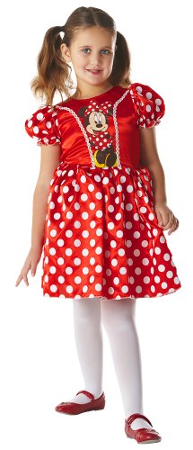 Disney - Disfraz de Minnie Mouse clásico para niña, infantil 3-4 años (881243-S)