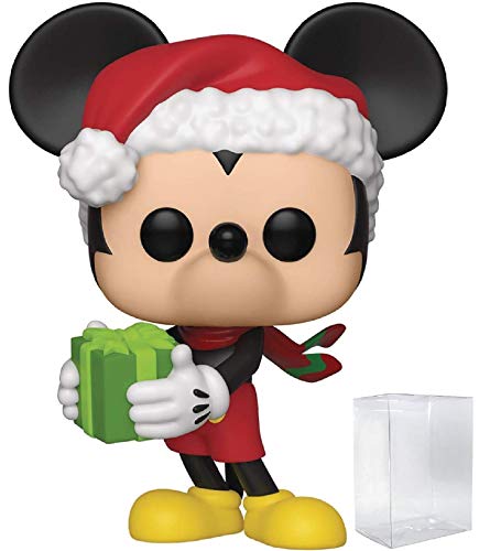 Disney: Mickey’s 90th Anniversary - Holiday Mickey Funko Pop! Vinyl Figure (Includes Compatible Pop Box Protector Case)
