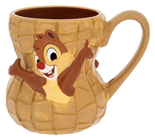 Disney Parks Chip and Dale Peanut Ceramic Mug Cup NEW by Disney