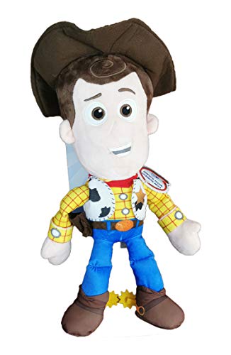 Disney Toy Story - Peluche Sheriff Woody 15'75"/40cm, el Vaquero con Voz en español Calidad Super Soft