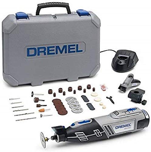 Dremel 8220 Multiherramienta Inalámbrica a Batería Li-ion (12V 1,3Ah) - Kit con 2 Complementos, 45 Accesorios, Velocidad Variable 5,000-35,000rpm Dremel 8220 Multiherramienta Inalámbrica a Batería Li-ion (12V 1,3Ah) - Kit con 2 Complementos, 45 Accesorios, Velocidad Variable 5,000-35,000rpm