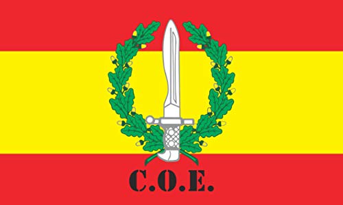 Durabol Bandera de España C.O.E-Compañía Operaciones Especiales 150X90 CM Flag Satin