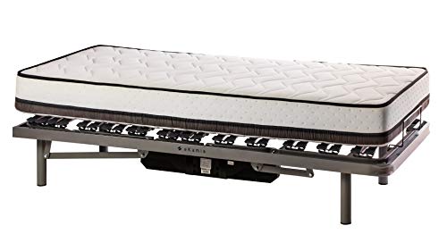 ekamia Cama Articulada Eléctrica Eris con Colchón Delling Medidas 105cm x 190cm - Mando con Cable