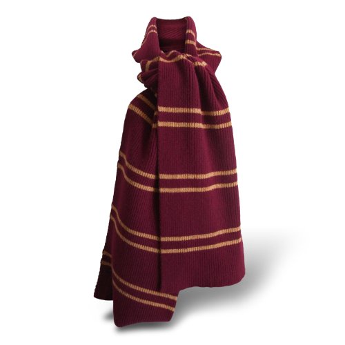 Elbenwald Harry Potter - Bufanda Lana Cordero - Gryffindor - Producto Original Licenciado - 190 x 23 cm