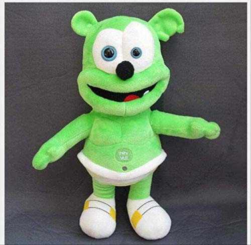 EREL Peluche Gummy Bear 30cm Gommy Bear Oso Mascota Pet Funny Lovely Doll Toys Sounding Plush Toy Mejor Regalo para niños Dedu