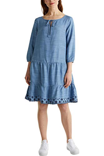 Esprit 040ee1e360 Vestido, 902 / Lavado Medio Azul, M para Mujer