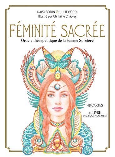 Feminite sacrée - oracle therapeutique de la femme sorcière. 48 cartes + le livre d'accompagnement: Oracle thérapeutique de la Femme Sorcière. 48 cartes + le livre d'accompagnement