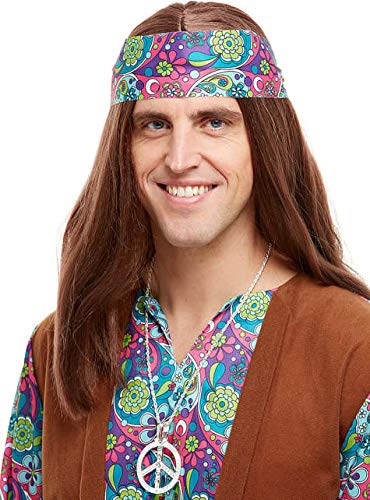 Funidelia | Colgante Hippie años 60 para Hombre y Mujer ▶ Años 60, Hippie, Flower Power, Décadas, Accesorio para Disfraz Funidelia | Colgante Hippie años 60 para Hombre y Mujer ▶ Años 60, Hippie, Flower Power, Décadas, Accesorio para Disfraz