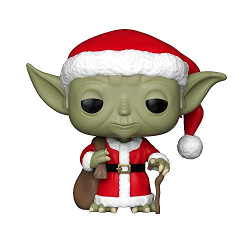 Funko - Star Wars: Holiday Santa Yoda Pop, Multicolor, 33885