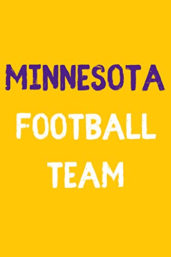 Funny MINNESOTA Football Team Name Gift for Fan: Gift Journal, Soft Cover, Matt Finish