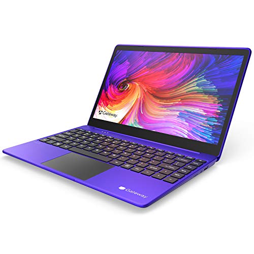 Gateway Notebook Ultra Slim Laptop 14.1" IPS FHD Intel Core i3-1005G1 Up to 3.4GHz 20GB RAM 512GB SSD USB-C FP Reader Webcam HDMI Wi-Fi THX Audio Win 10 S QWERTY US Version Purple