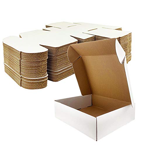 Giftgarden Caja de Cartón Craft 17.8x12.7x5.1 cm,Color Blanco,Cajas de Carton para Envíos Corrugado,25 Unidades Giftgarden Caja de Cartón Craft 17.8x12.7x5.1 cm,Color Blanco,Cajas de Carton para Envíos Corrugado,25 Unidades