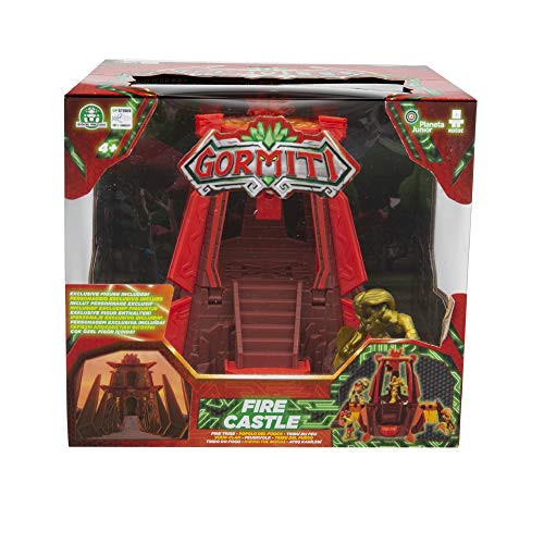 Giochi Preziosi Gormiti, Serie 2, Action Playset Fire Castle, con Personaje de 5 cm Incluido