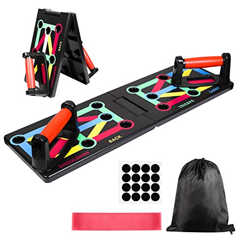 GOAMZ Tabla de Flexiones 12 en 1 Gym Fitness System para Entrenamiento Corporal Push-up Board para Entrenamientos GOAMZ Tabla de Flexiones 12 en 1 Gym Fitness System para Entrenamiento Corporal Push-up Board para Entrenamientos