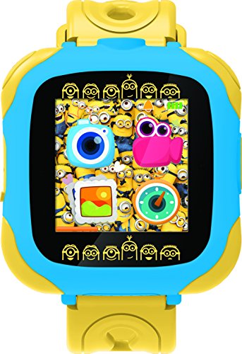 Gru: Mi Villano Favorito Minions Reloj-cámara, Color Amarillo (Lexibook DMW100DES)