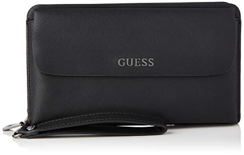 Guess King Clutch, Backpack Hombre, Negro, One Size