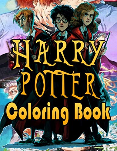 Harry Potter Coloring Book: A Great Gifts For Adults Who Love Harry Potter. Many Designs Of illustrated Harry Potter To Color For Relaxation And Stress Relief