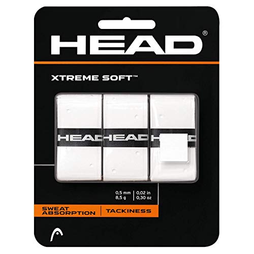 Head Xtremesoft Overgrip de Tenis, Unisex, Blanco, S Head Xtremesoft Overgrip de Tenis, Unisex, Blanco, S