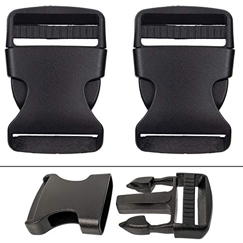 Hebilla de Liberación Lateral Doble, 20/25 / 32/38 / 50 mm, Paquete de 2, Hebilla de Mochila, Hebilla para Cinturón, Hebillas de Plástico para Collar de Perro, Bricolaje, Accesorios de Costura Hebilla de Liberación Lateral Doble, 20/25 / 32/38 / 50 mm, Paquete de 2, Hebilla de Mochila, Hebilla para Cinturón, Hebillas de Plástico para Collar de Perro, Bricolaje, Accesorios de Costura