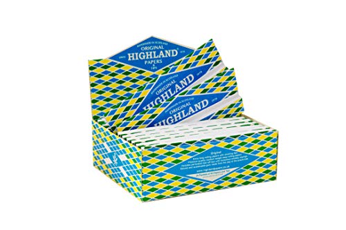 Highland papelillos doble decadencia caja completa 24 librillos