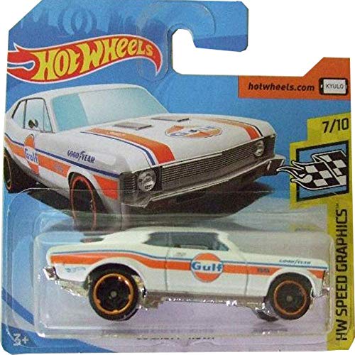 Hot.Wheels '68 Chevy Nova 7/10 HW Speed Graphics Hot.Wheels '68 Chevy Nova 7/10 HW Speed Graphics