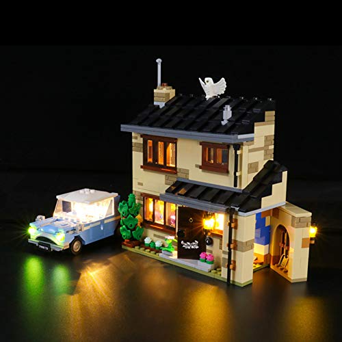 iCUANUTY Kit de Iluminación LED para Lego 75968, Kit de Luces Compatible con Lego Harry Potter Número 4 de Privet Drive Set (No Incluye Modelo Lego)
