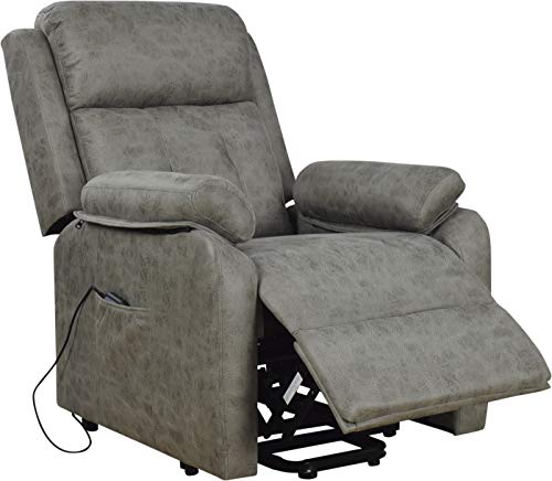 Imperial Relax | Sillon Relax Reclinable Levantapersonas NY | Motorizado | Reclinado de reposapies y Respaldo eléctrico | Sistema levantapersonas eléctrico (Cemento) Imperial Relax | Sillon Relax Reclinable Levantapersonas NY | Motorizado | Reclinado de reposapies y Respaldo eléctrico | Sistema levantapersonas eléctrico (Cemento)