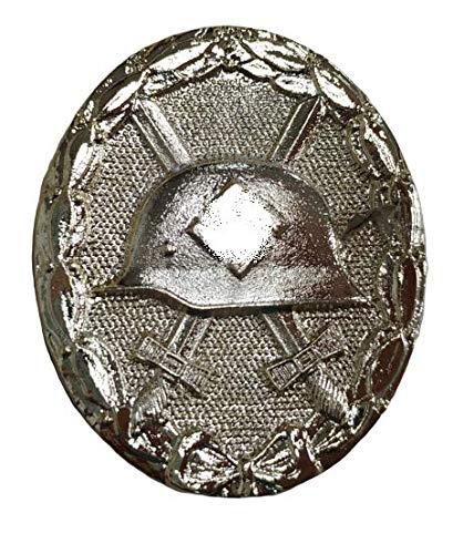 Insignia Herido en combate II Guerra Mundial Alemania Dorada 42x35mm Recreación Histórica-Réplica Militar