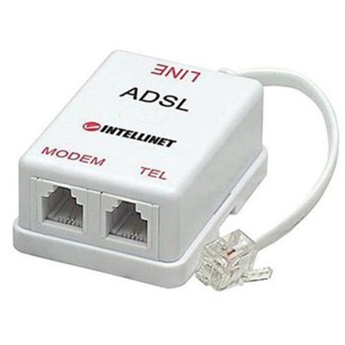 Intellinet Splitter Divisor de Red para módem ADSL Blanco