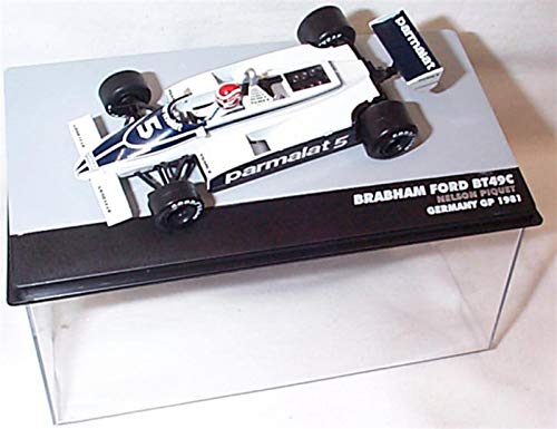 ixo blanco/negro no5 brabham ford BT49C nelson piquet alemán GP 1981 coche escala 1:43 modelo fundido