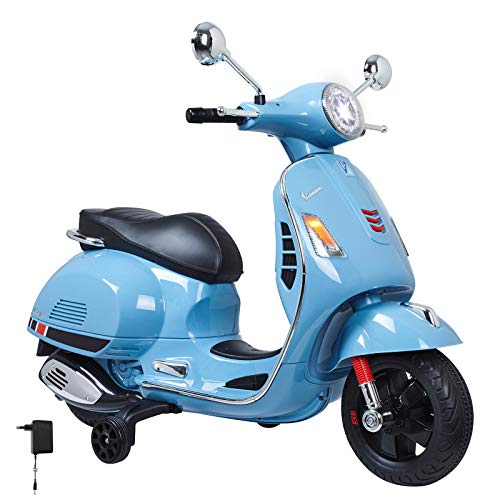 Jamara- Vespa Moto para niños, Color Azul (460347)