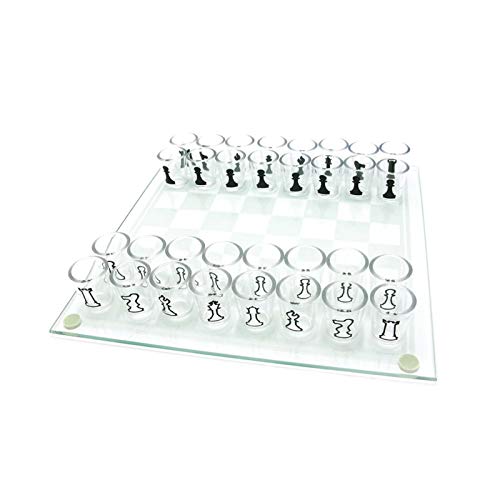 Juego de ajedrez de vaso de chupito pequeño, juego de beber 25 cm / 35 cm Tablero de ajedrez internacional pulido Cristal esmerilado Ajedrez elegante Estrategia de tiro de bebida Fiesta de ajedrez Juego de ajedrez de vaso de chupito pequeño, juego de beber 25 cm / 35 cm Tablero de ajedrez internacional pulido Cristal esmerilado Ajedrez elegante Estrategia de tiro de bebida Fiesta de ajedrez