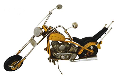 Keyhome - Modelo de colección Decorativo Moto Chopper Escala 1:18 Idea Regalo Vintage