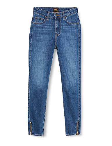 Lee Scarlett High Jeans, Espuma Media, 33W x 33L para Mujer