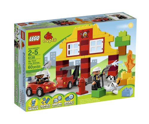 LEGO Duplo My First Fire Station 60pieza(s) Juego de construcción - Juegos de construcción (Multicolor, 2 año(s), 60 Pieza(s), 5 año(s))