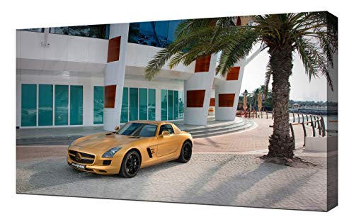 Lienzo decorativo para pared, diseño de Mercedes-Benz LS-AMG-Desert-Gold-V2-1080