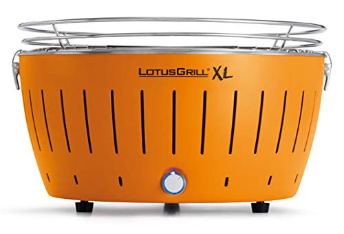 LotusGrill XL LG G435 U O - NARANJA - Barbacoa con baterías y cable de alimentación USB - ¡NUEVO 2019!