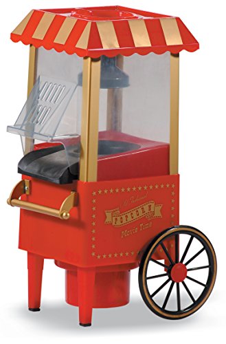 Máquina de palomitas con forma de carrito antiguo Máquina de palomitas con forma de carrito antiguo