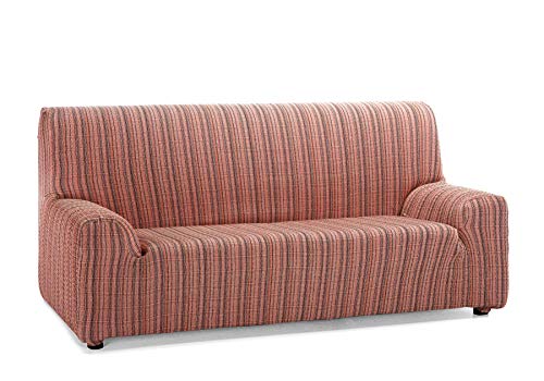 Martina Home Mejico - Funda de sofá elástica, Burdeos, 3 Plazas, 180 a 240 cm de ancho