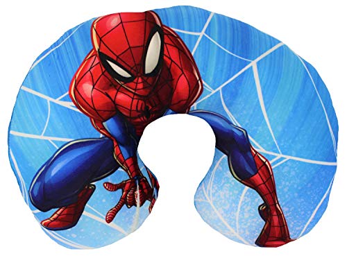 Marvel Spider-Man Neck Pillow Travel Pillow for Kids, Super Hero, 28 x 33 cm