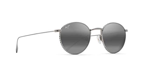Maui Jim North Star - Gafas de sol cuadradas, plateado (Plata mate / gris neutro polarizado), Small Maui Jim North Star - Gafas de sol cuadradas, plateado (Plata mate / gris neutro polarizado), Small