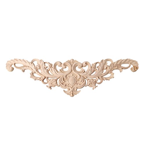 MB-LANHUA Calcomanía de Talla de Madera Esquina de Madera Tallada Onlay Aplique Marco Decoración Muebles Sin Pintar Hogar MB-LANHUA Calcomanía de Talla de Madera Esquina de Madera Tallada Onlay Aplique Marco Decoración Muebles Sin Pintar Hogar