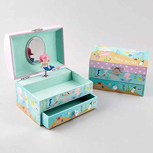 Mermaid Musical Jewellery Box with Drawer
