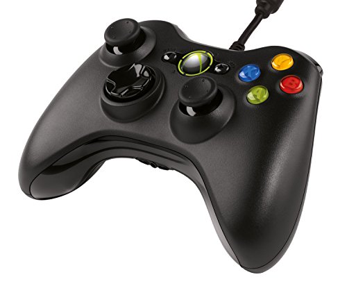 Microsoft - Mando, Color Negro (PC, Xbox 360)