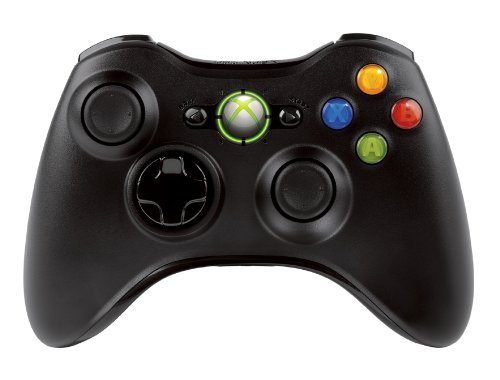 Microsoft Xbox 360 Wireless Controller, F/Windows – Mando para juegos PC negro – accesorios de juegos de video (F/Windows, mando de juegos, PC, Digital, D-pad, sustituye, Inicio, inalámbrico, USB 2.0)